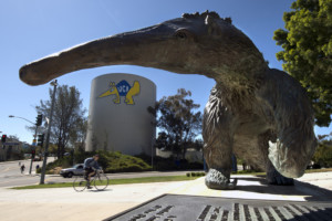 Bren Center Anteater; water tower; Claire Trevor School of the Arts reorganization