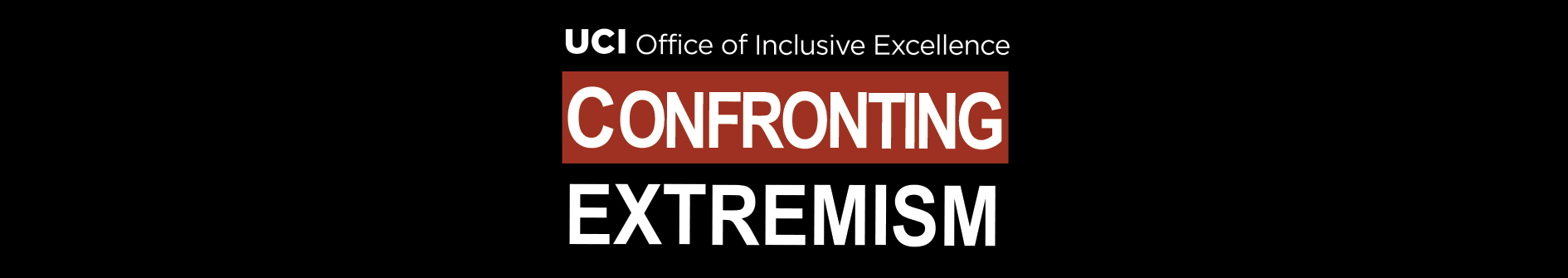 confronting extremism banner
