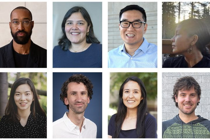 Top row L to R: Coleman Collins, Paola Guerrero Rosada, Evgeny Kvon, Evangelina Macias. Bottom row L to R: Xizheng Wang, Pim Oomen, Carolina Valdivia, Henri Drake.